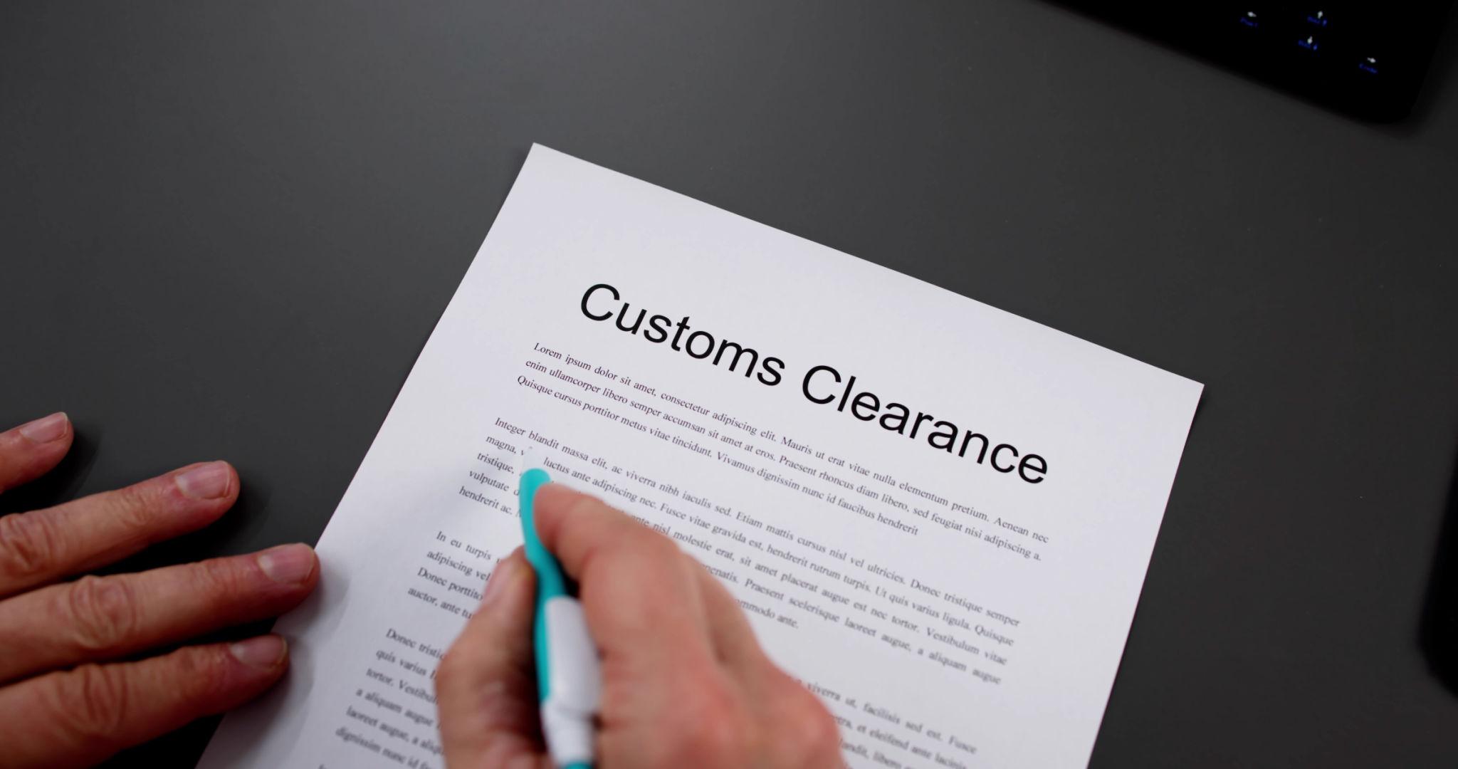 Customs Clearance